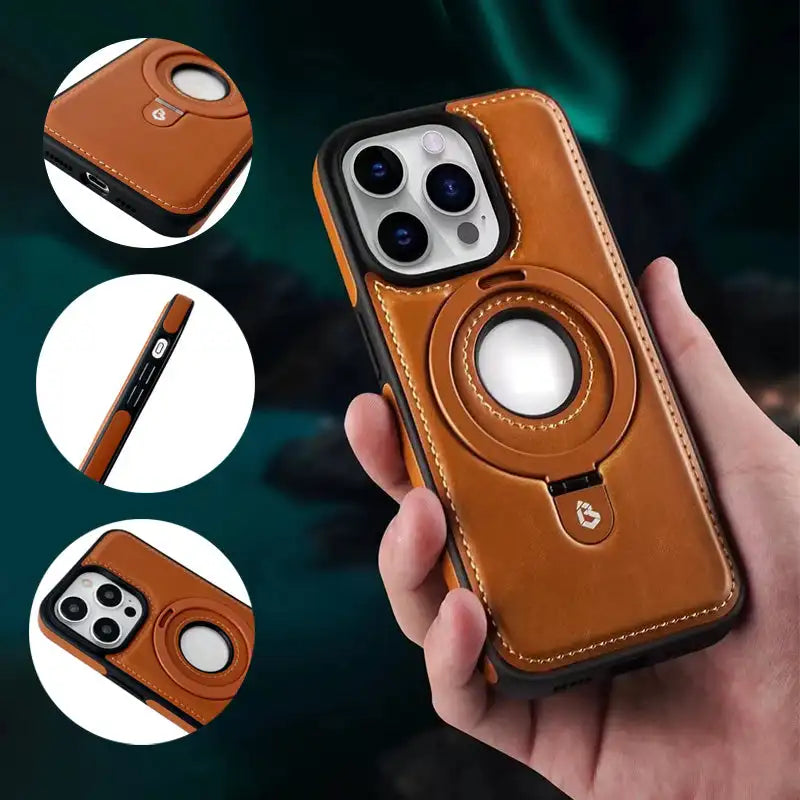 iPhone Hülle mit Magnetischem Ringständer 1