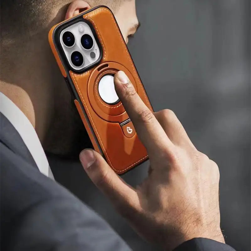 iPhone Hülle mit Magnetischem Ringständer 3