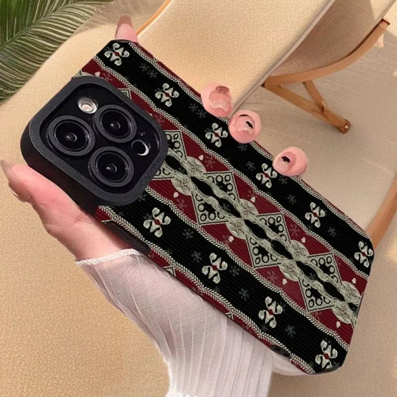 iPhone Hülle mit Persischem Teppich Muster für verschiedene Modelle 5