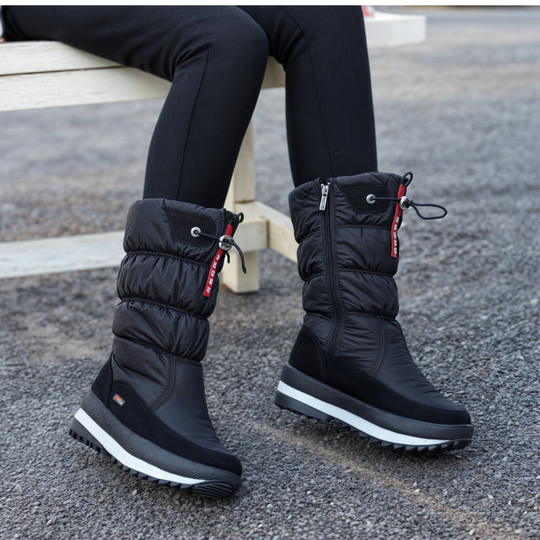 Winterstiefel aus dickem Plüsch für Frauen