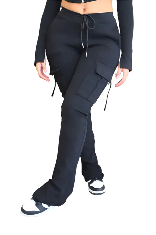 Damen Sporthosen Bequeme Baumwoll-Elastan-Mischung für Fitness und Freizeit 1