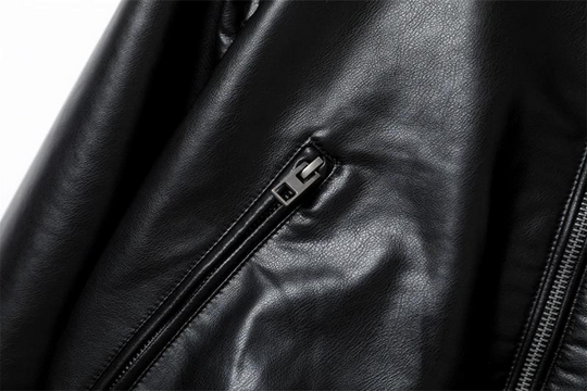 Damen-Motorradjacke mit Reißverschluss