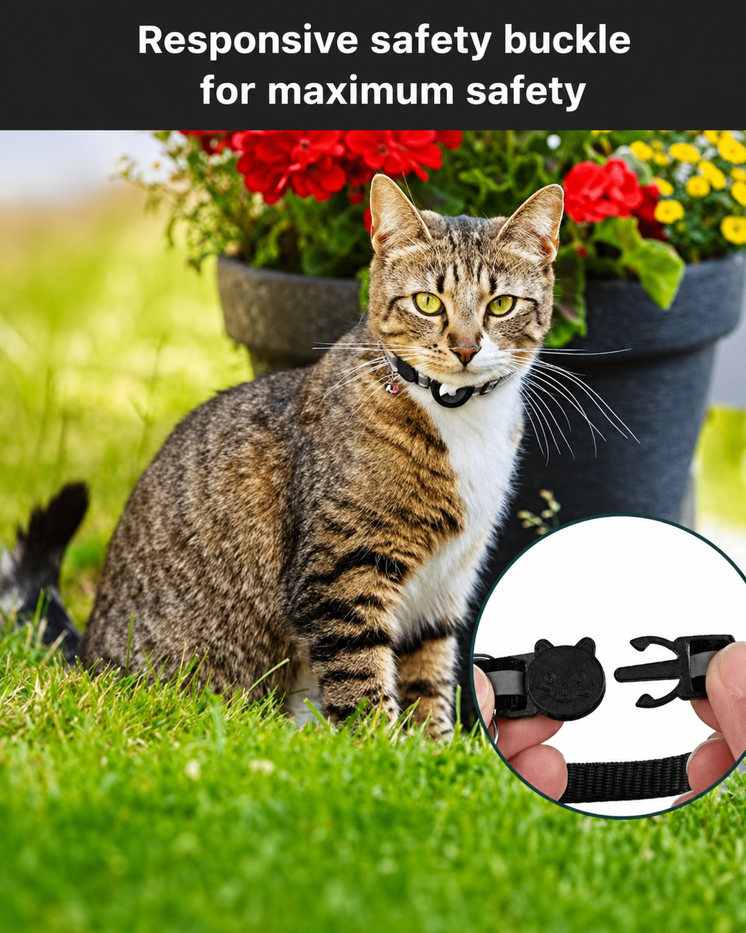 Katzen GPS Tracker Halsband MIT Reflektierenden Elementen