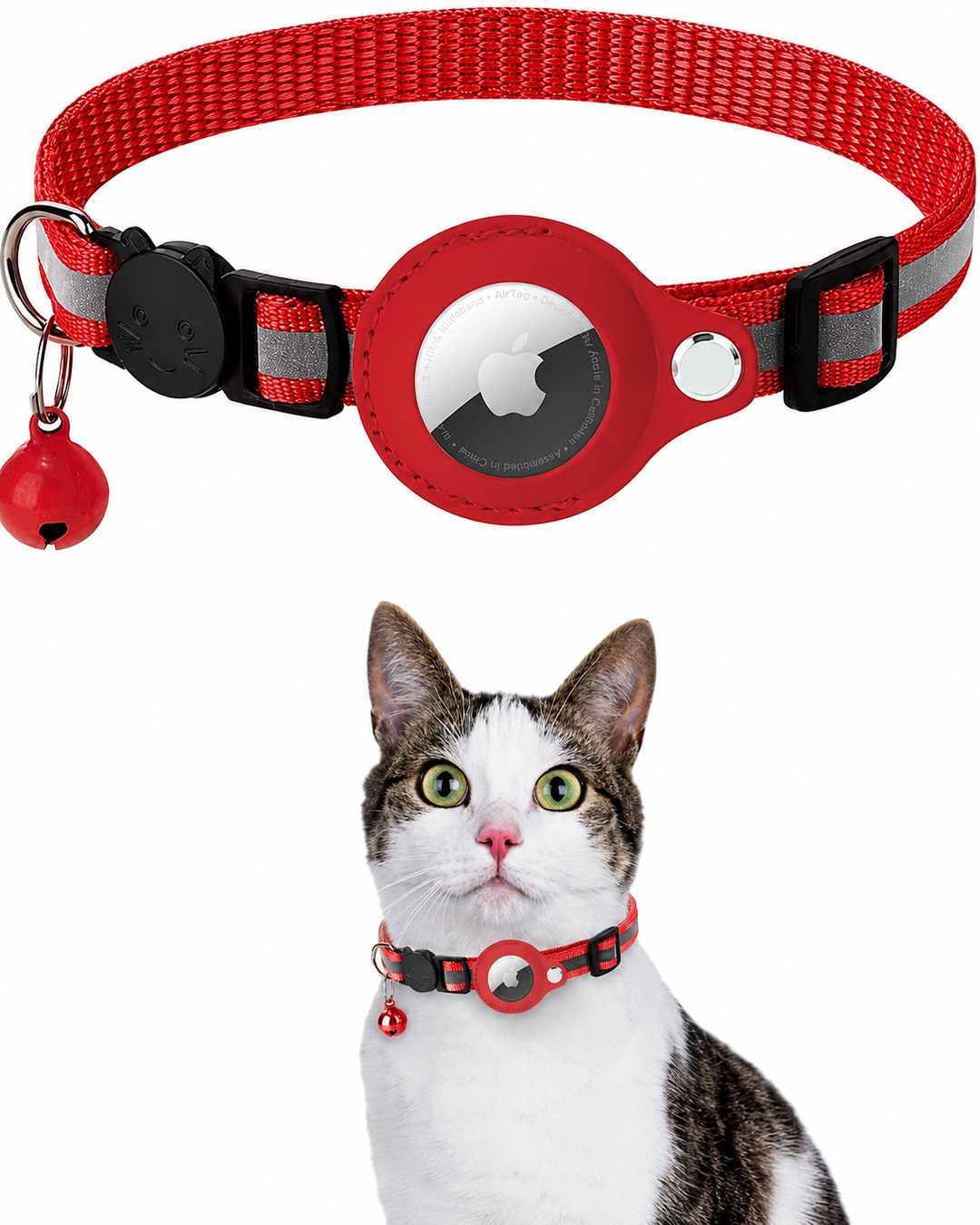 Katzen GPS Tracker Halsband MIT Reflektierenden Elementen
