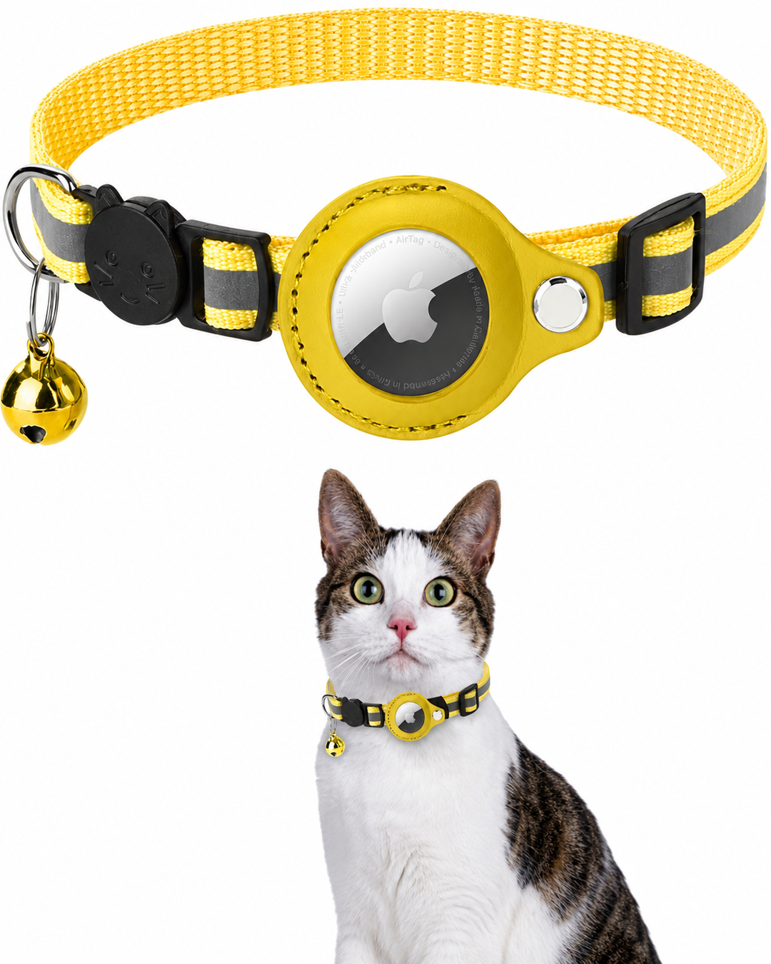Katzen GPS Tracker Halsband MIT Reflektierenden Elementen