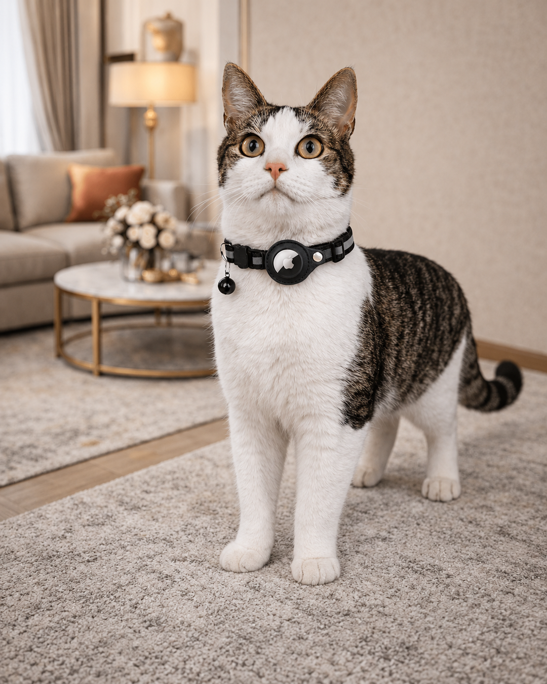 Katzen GPS Tracker Halsband MIT Reflektierenden Elementen