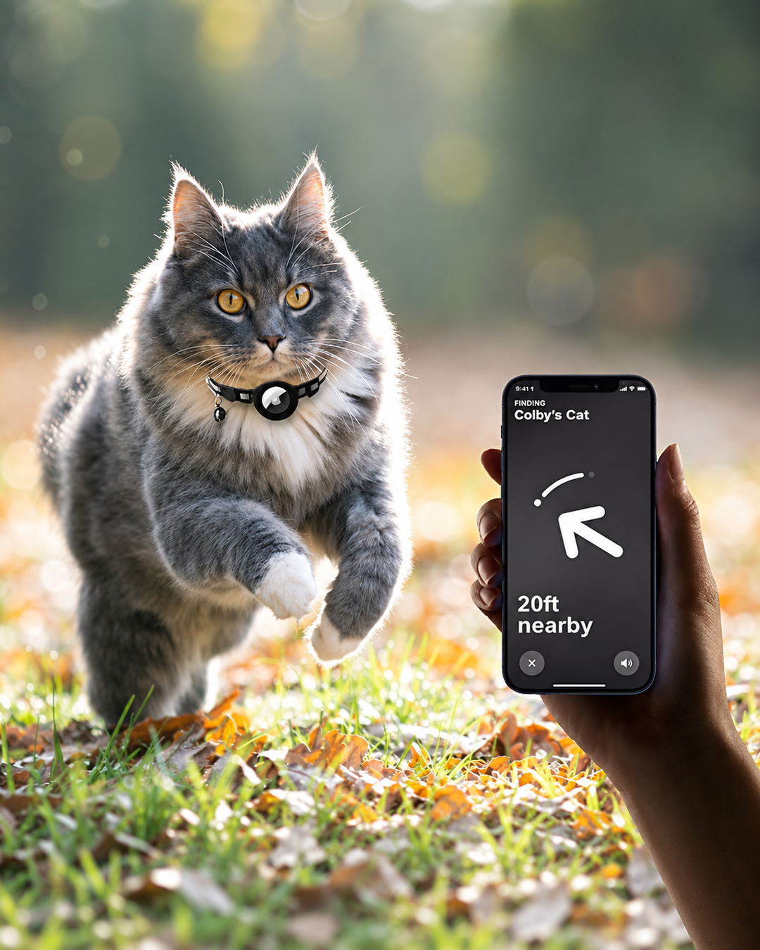 Katzen GPS Tracker Halsband MIT Reflektierenden Elementen