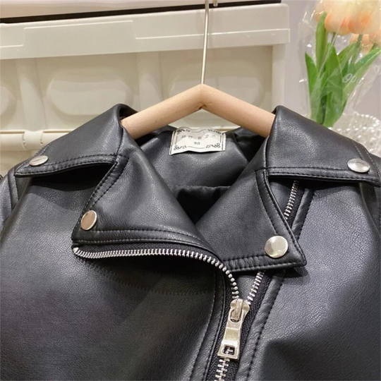 Kinder Lederjacke