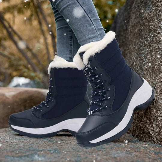 Frauen Plattform Outdoor Schneestiefel