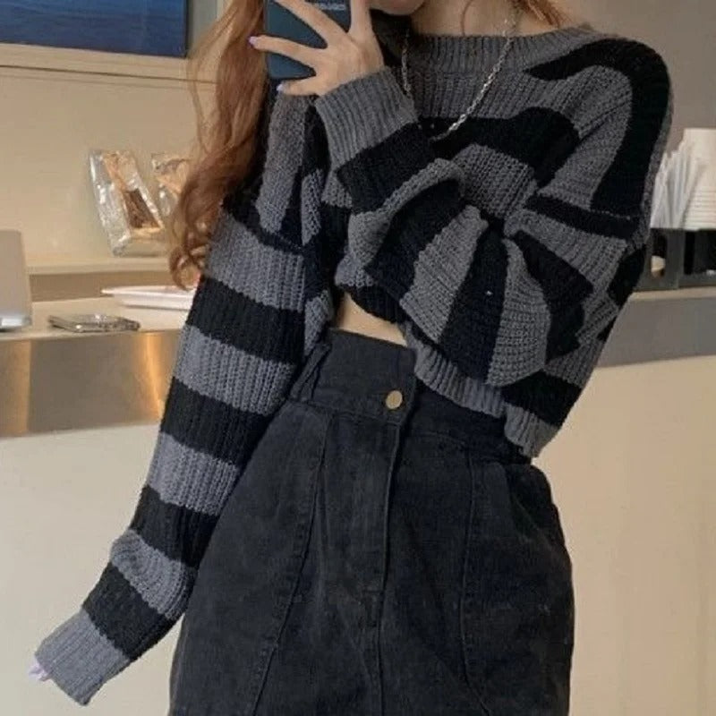 Damen Vintage Oversized Kurze Jacke