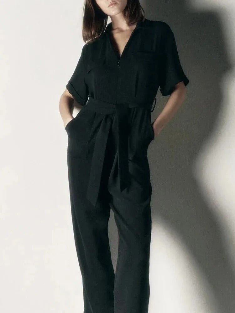 Kurzärmliger Overall für Frauen