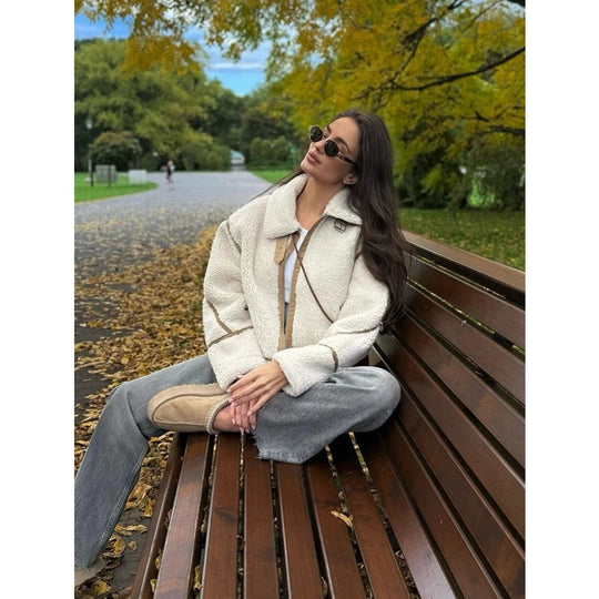 Zweireihige Reversjacke für Frauen