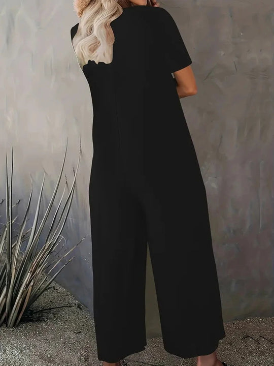 Sommerlicher schicker einfarbiger Overall