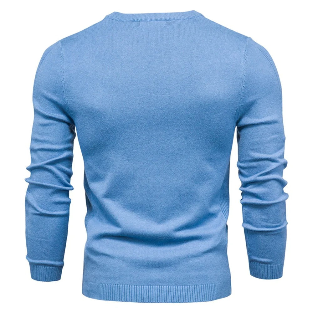 Dicker Pullover für Männer mit schmaler Passform