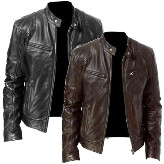 Motorrad-Lederjacke für Männer