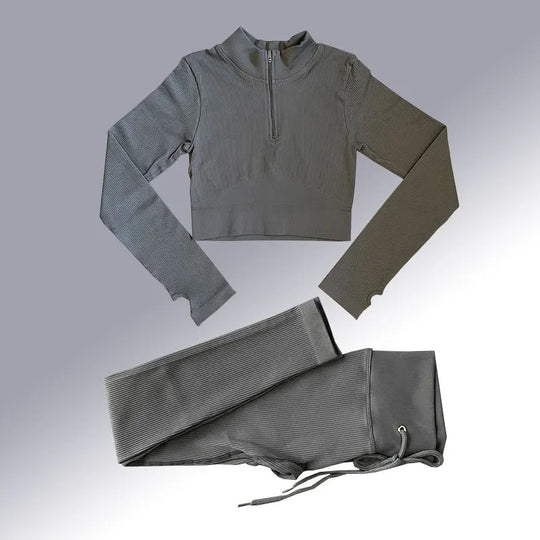 Nahtloses Yoga-Set für Damen