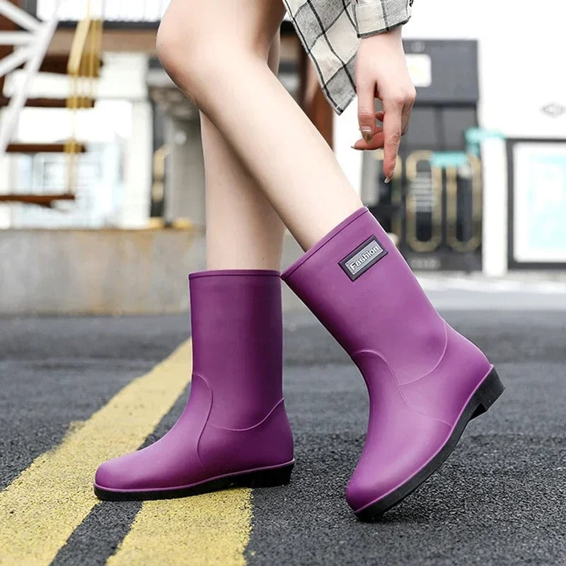 Mid-Tube Regenstiefel für Frauen