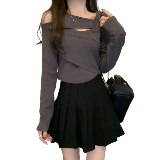 Ausgehöhltes T-Shirt für Frauen
