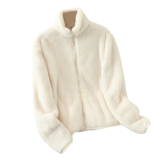 Doppelseitige Fleecejacke für Frauen
