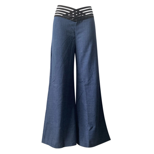 Ausgestellte Hose mit hoher Taille für Frauen