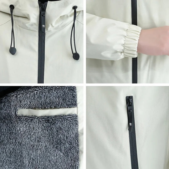 Thermo-Windjacke aus Fleece für Männer
