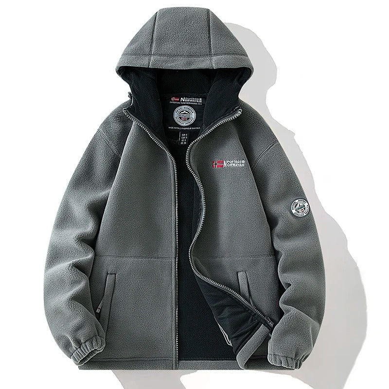 Kältebeständige Fleecejacke für Männer