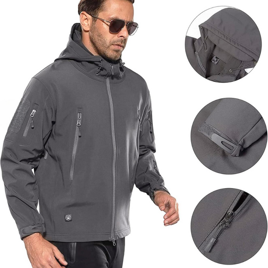 Wasserdichte taktische Softshell-Jacke für Männer