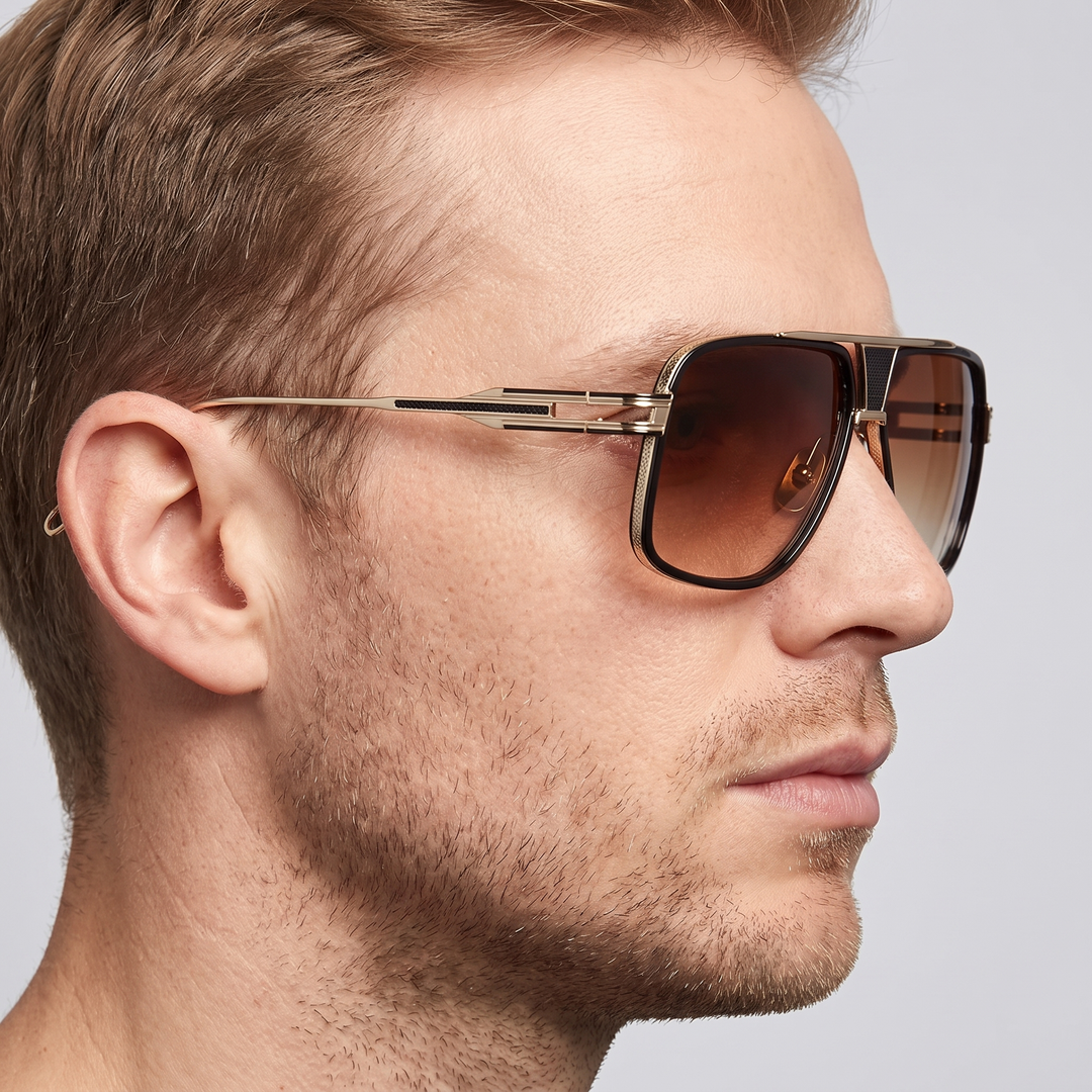 Herren Sonnenbrille Aviator Klassischer Stil mit UV-Schutz