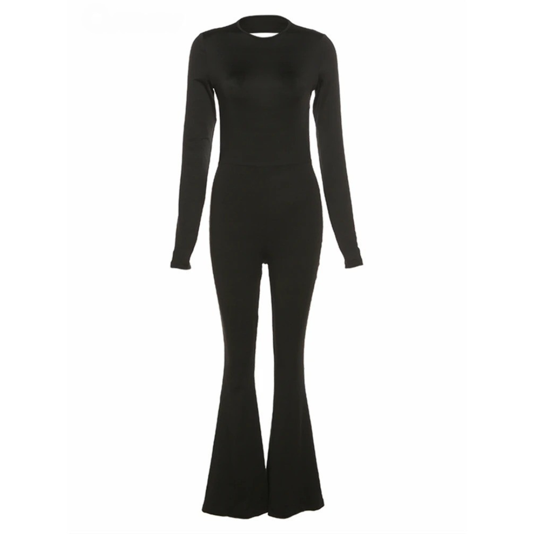 Rückenfreier Damen-Playsuit mit Neckholder
