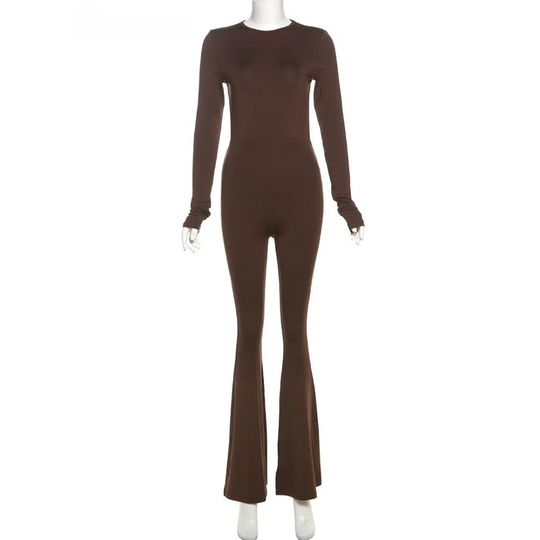 Rückenfreier Damen-Playsuit mit Neckholder