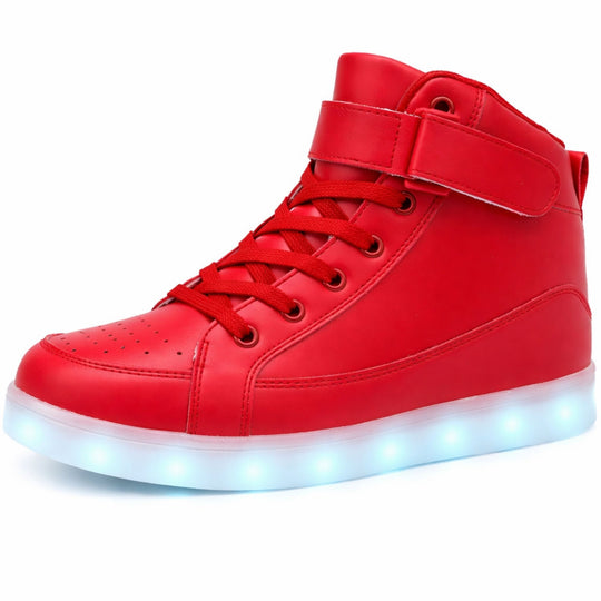 Unisex LED Sneakers mit Wiederaufladbarer Beleuchtung für Partys und Freizeit