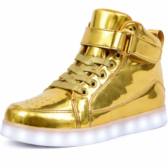 Unisex LED Sneakers mit Wiederaufladbarer Beleuchtung für Partys und Freizeit