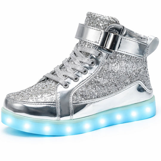Unisex LED Sneakers mit Wiederaufladbarer Beleuchtung für Partys und Freizeit