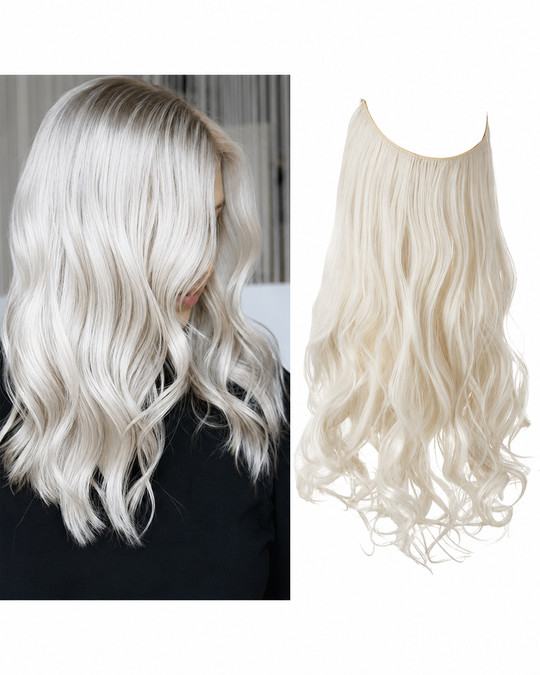 Unsichtbare Haarsträhnen für volles Haar