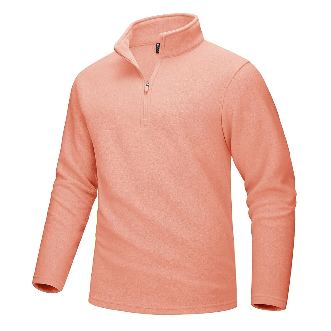 Fleece-Pullover mit halbem Reißverschluss für Männer