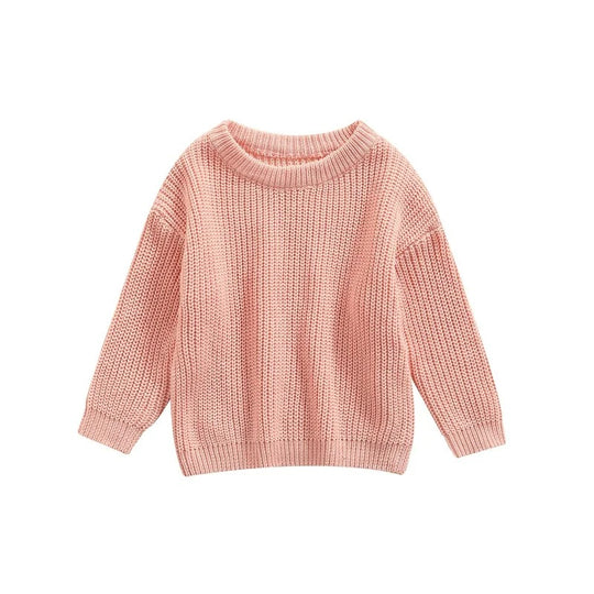Lässiger Strickpullover für Kinder