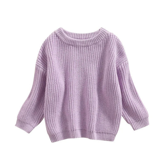 Lässiger Strickpullover für Kinder