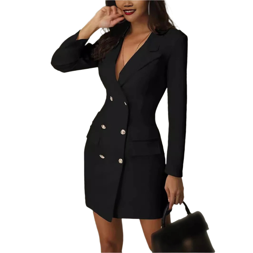 Schlankes Blazerkleid für Frauen