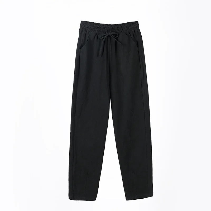 Haremshose mit elastischer Taille für Frauen
