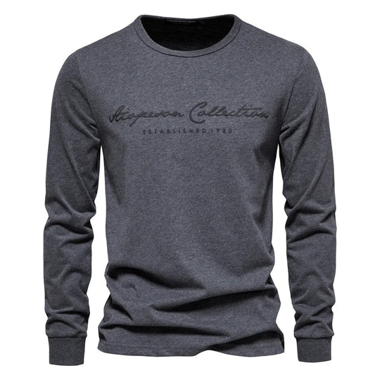 Lässiges T-Shirt mit Buchstabenaufdruck für Männer