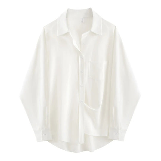 Übergroßes Damen-Langarmshirt