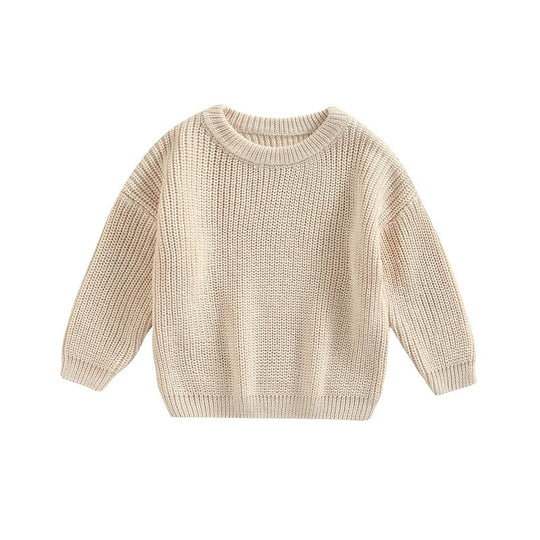 Lässiger Strickpullover für Kinder