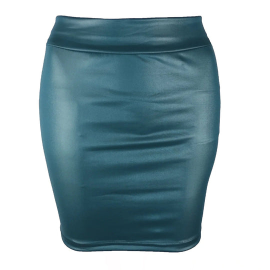 Slim-Fit-Bleistiftrock mit hoher Taille