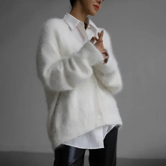Weiche Strickjacke für Damen