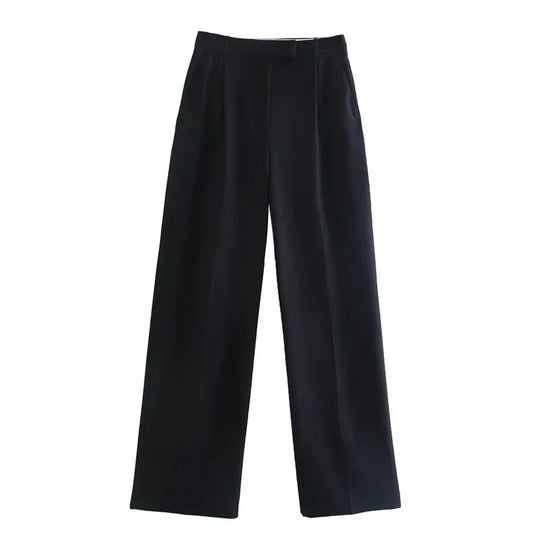 Weite Hose mit hoher Taille für Frauen