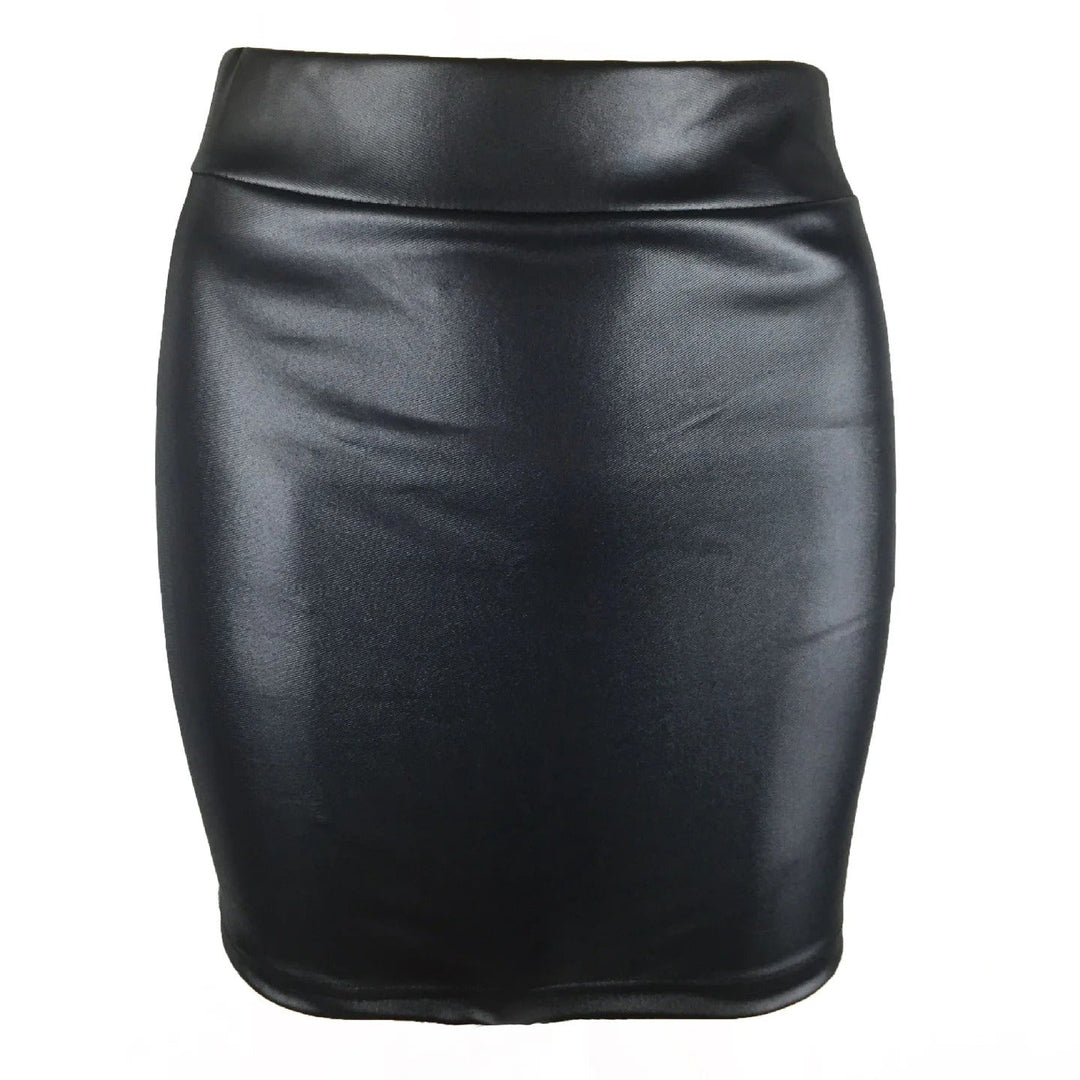 Slim-Fit-Bleistiftrock mit hoher Taille