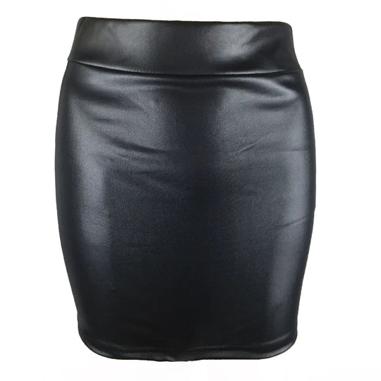 Slim-Fit-Bleistiftrock mit hoher Taille