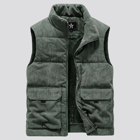 Warme Fleece-Weste für Männer