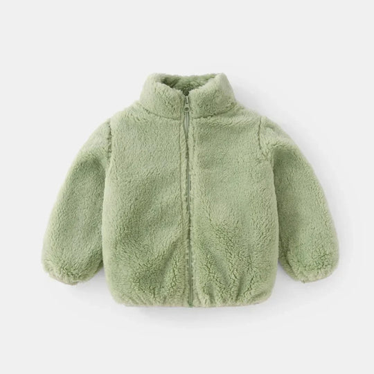 Warme Kinder-Fleecejacke