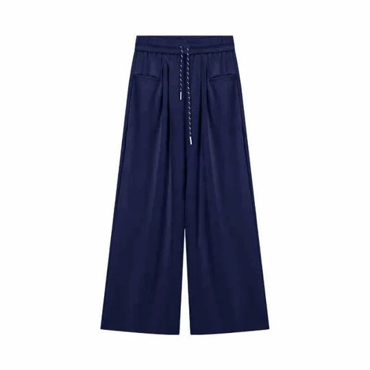 Lässige Damenhose mit weitem Bein